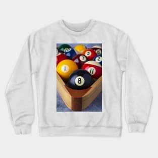 Pool Balls Racked Up Crewneck Sweatshirt